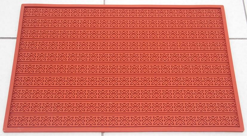 Globy Silikon Yan Dekor – Çiçek Desenli Silpat 40x60 cm