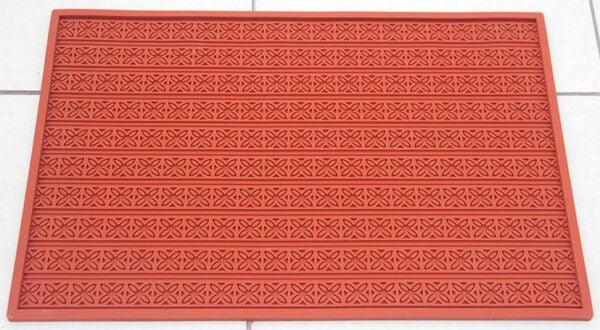 Globy Silikon Yan Dekor – Çiçek Desenli Silpat 40x60 cm