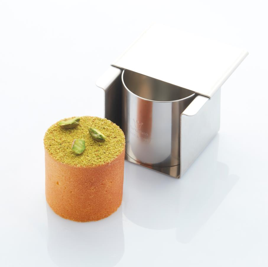 Martellato 30TC58  Paslanmaz Çelik Mini Silindir Kek Kalıbı 6 cm