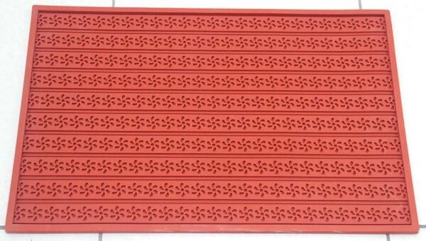 Globy Silikon Yan Dekor – Çiçek Desenli Silpat 40x60 cm