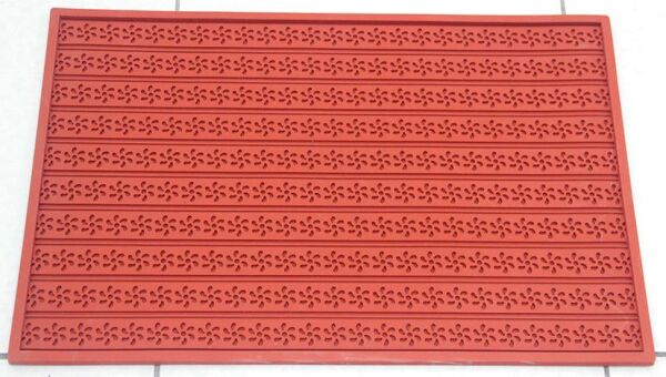 Globy Silikon Yan Dekor – Çiçek Desenli Silpat 40x60 cm