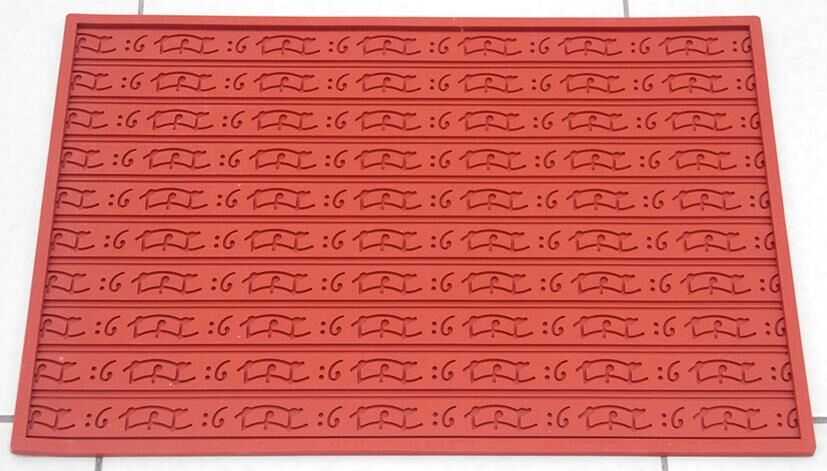 Globy Silikon Yan Dekor – Müzik Nota Desenli Silpat 40x60 cm