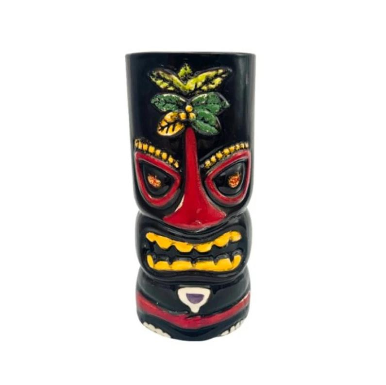 Globy Seramik Hawaii Hindistan Cevizi Palm Tiki Mug Kupa
