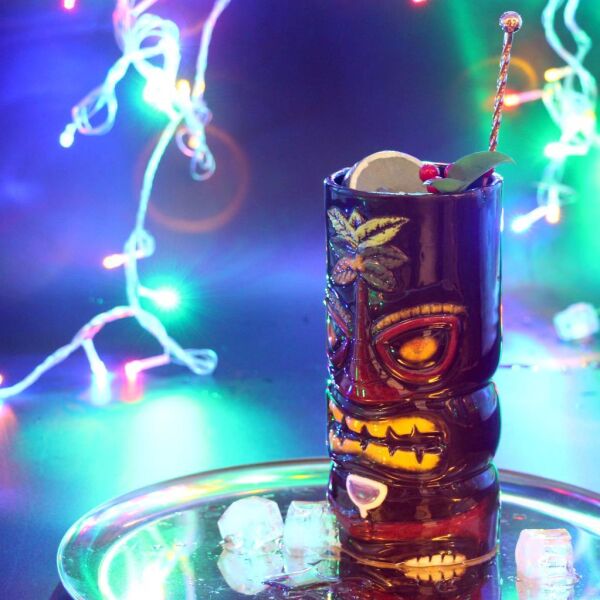 Globy Seramik Hawaii Hindistan Cevizi Palm Tiki Mug Kupa