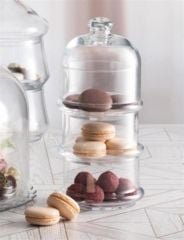 Paşabahçe 96815 Villa Patisserie 3 Katlı Kurabiyelik Fanus