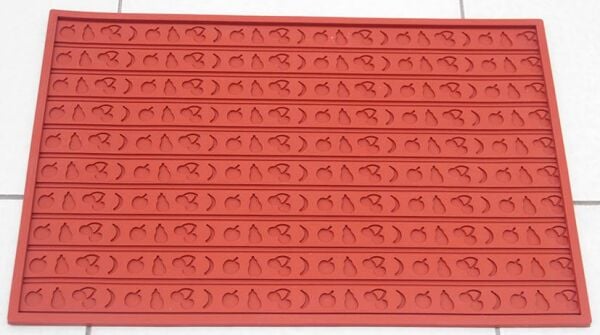 Globy Globy Silikon Yan Dekor – Meyve Desenli Silpat 40x60 cm