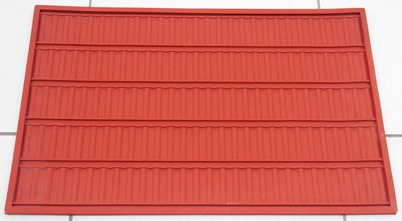 Globy Silikon Yan Dekor – Kiremit Desenli Silpat 40 × 60 cm