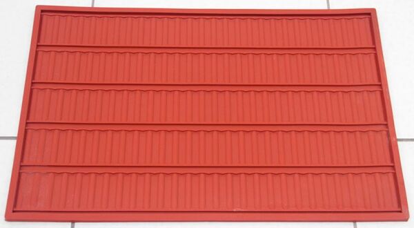 Globy Silikon Yan Dekor – Kiremit Desenli Silpat 40 × 60 cm