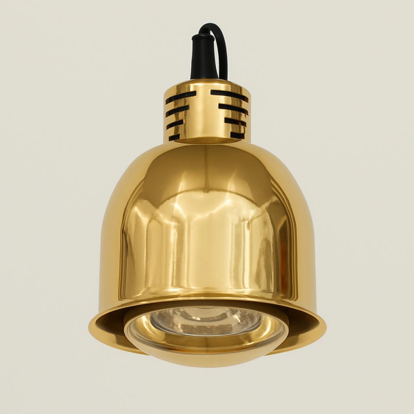 Globy Isıtıcı Lamba Asansörlü Gold Titanyum 18 cm