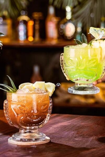 Globy Vanuatu Tiki Cam Füme Tiki Mug Kupa