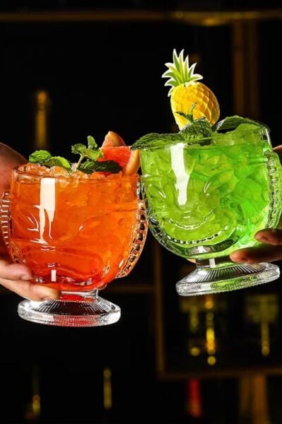 Globy Vanuatu Tiki Cam Füme Tiki Mug Kupa