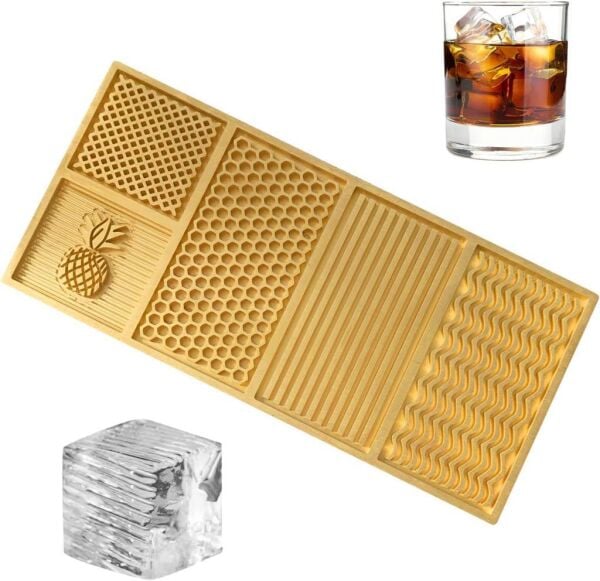 Globy Buz Şekillendirici Kalıp Altın