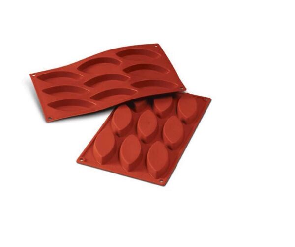 Globy Silikon Mekik Desenli Kek Kalıbı - Muffin Kalıbı 9'lu