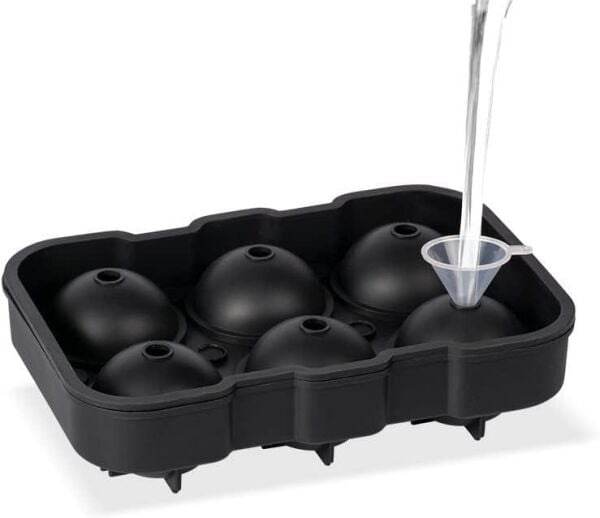 Globy Silikon Buz Kalıbı Yuvarlak 6’lı