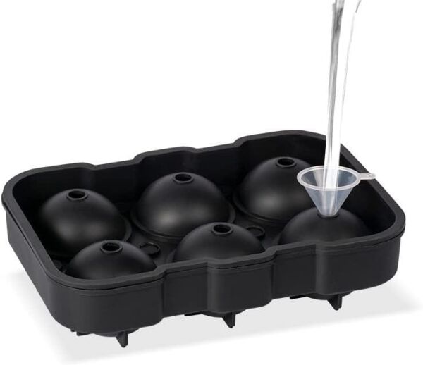 Globy Silikon Buz Kalıbı Yuvarlak 6’lı