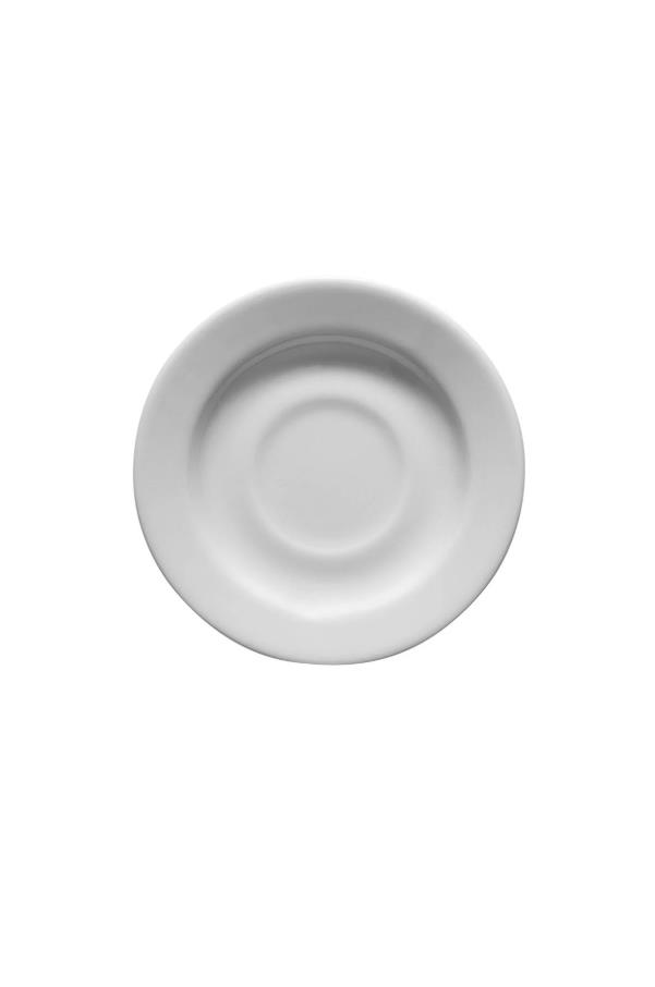 Kütahya Porselen HK Otel Kahve Tabağı Dekorsuz 6’lı