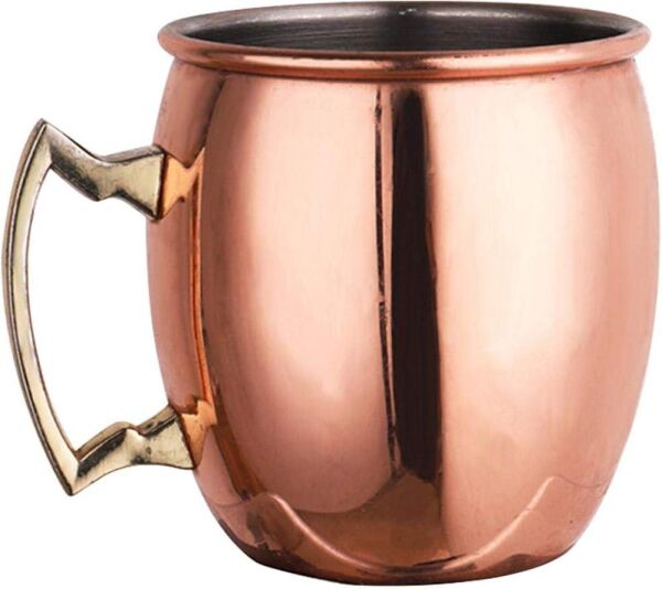 Globy Moscow Mule Kupa Bakır Gövde, Altın Kulp