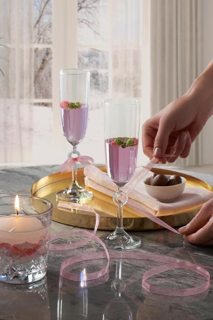 Paşabahçe 440313 Amore Flüt Şampanya Bardağı 12'li