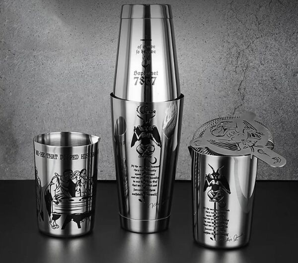 Globy Desenli Boston Shaker