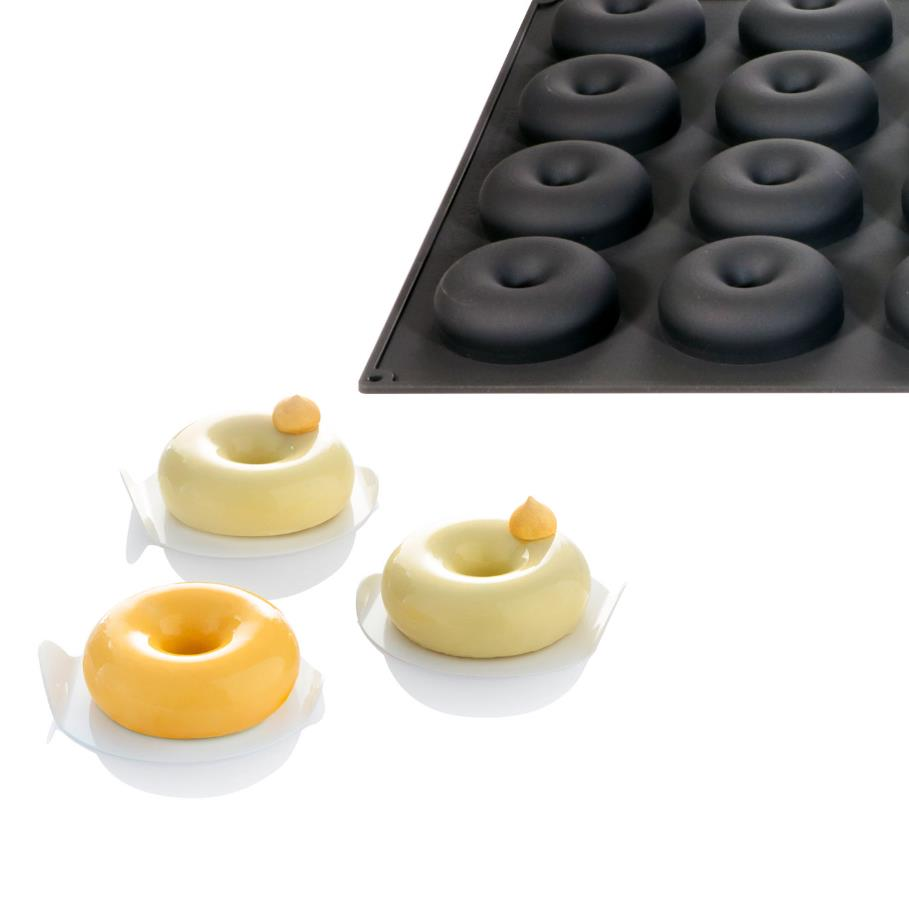 Martellato 30SIL01N Donut Silikon Kek Kalıbı – 24’lü