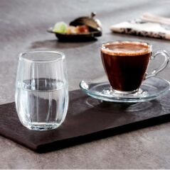 Paşabahçe 420212 Linka Kahve Yanı Su Bardağı - Likör Bardağı  6'lı 115 cc