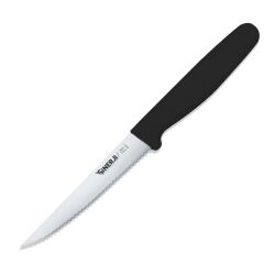 Sinerji Silver Dişli Sebze Bıçağı 11 cm - Siyah