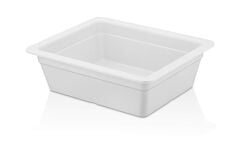 Atlasform Melamin Gastronom Küvet GN 1/2-100 mm, Beyaz