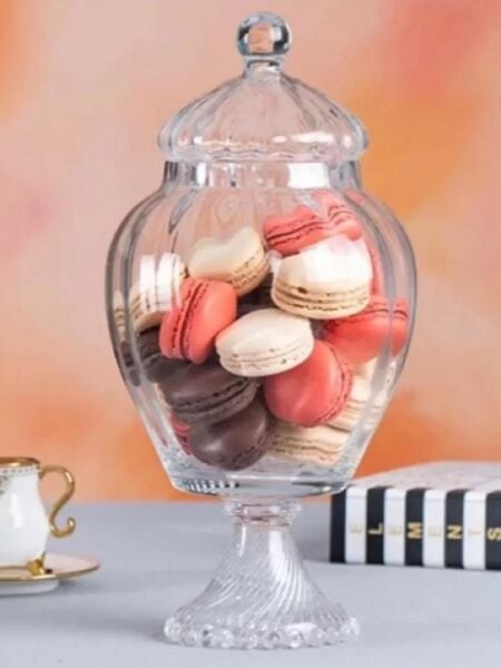 Acar Cam Kapaklı Şekerlik - Kurabiyelik - 70342