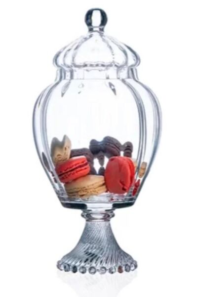 Acar Cam Kapaklı Şekerlik - Kurabiyelik - 70342