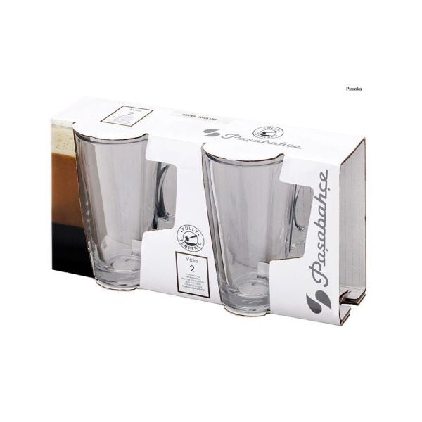 Paşabahçe 55249 Vela Kulplu Bardak 385 cc 2'li