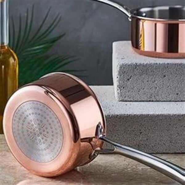 Altınbaşak İndüksiyon Kaçarola - Sos Tenceresi 18 cm, Bakır