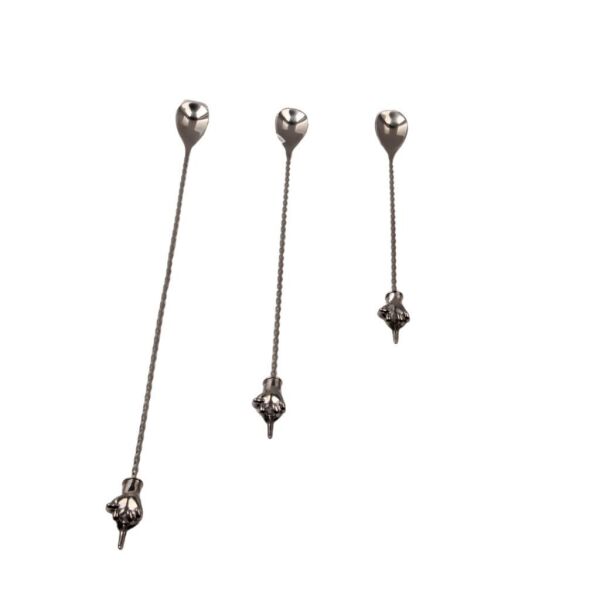 Globy Burgulu-Tek Parmak Bar Kaşığı 30 cm