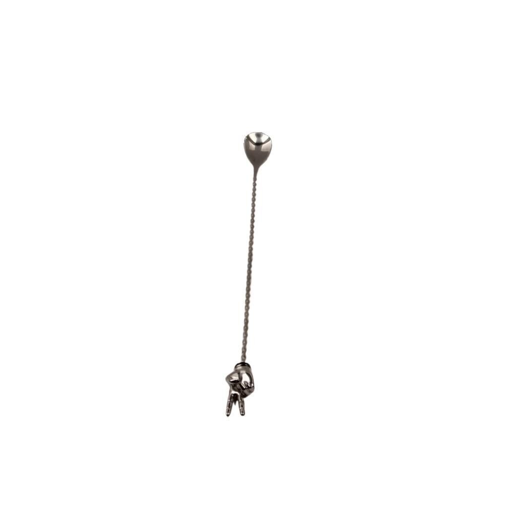Globy Burgulu - İki Parmak Bar Kaşığı 40 cm