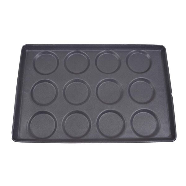 Kaplamalı Alüminyum Hamburger Ekmeği Tavası, 53x65 cm