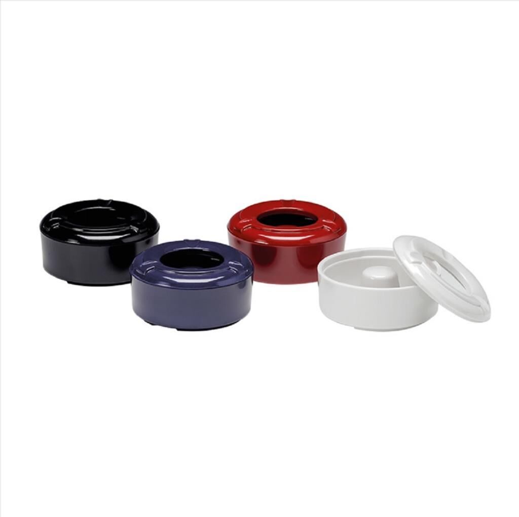 Zicco Melamin Küllük, Kül Tablası  9x4 cm, Beyaz