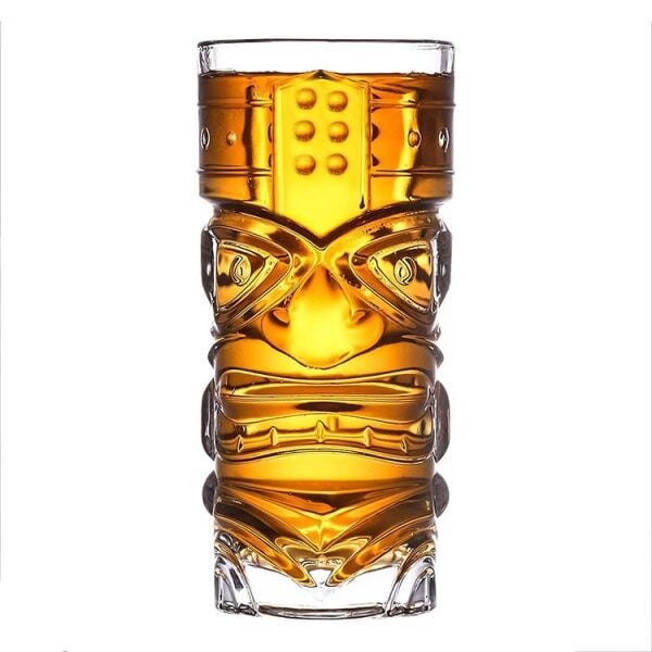 Globy Hawaii Tiki Mug Kokteyl Bardağı Cam