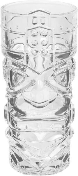 Globy Hawaii Tiki Mug Kokteyl Bardağı Cam