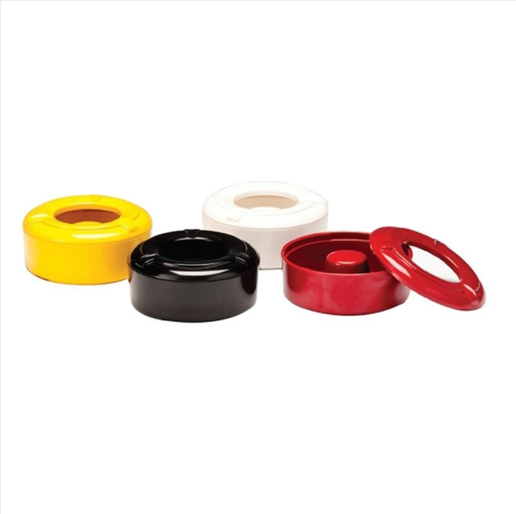 Zicco Melamin Küllük, Kül Tablası 10x4 cm, Kırmızı