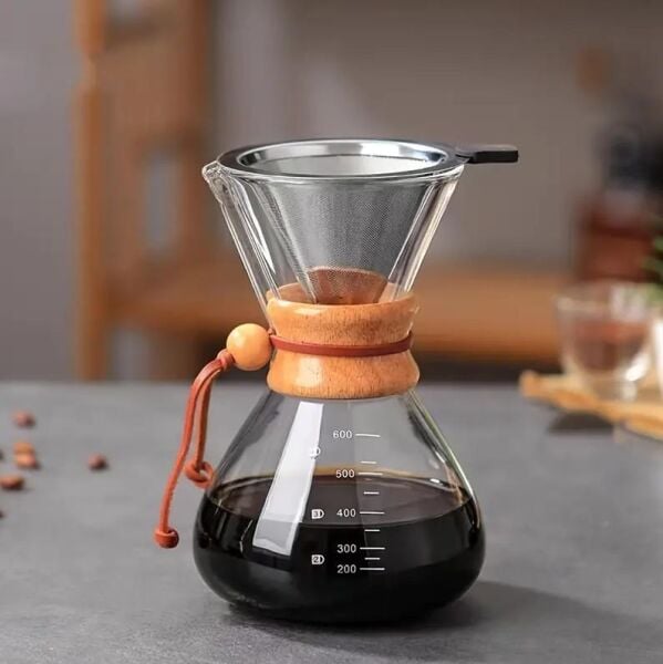 Globy Cam Kahve Demleme 600 ml