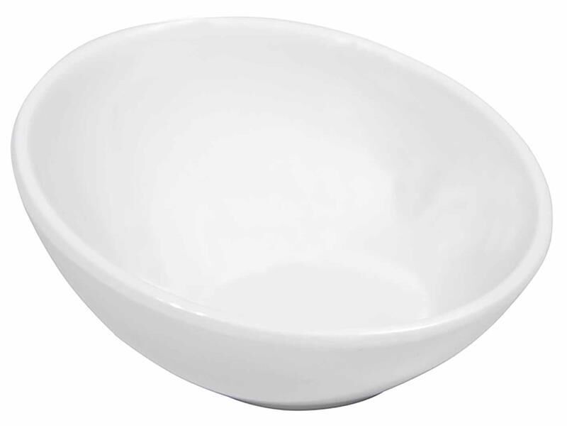 Globy Minimal Melamin Açılı Kase, Sosluk 6'lı 9,5x4,5 cm