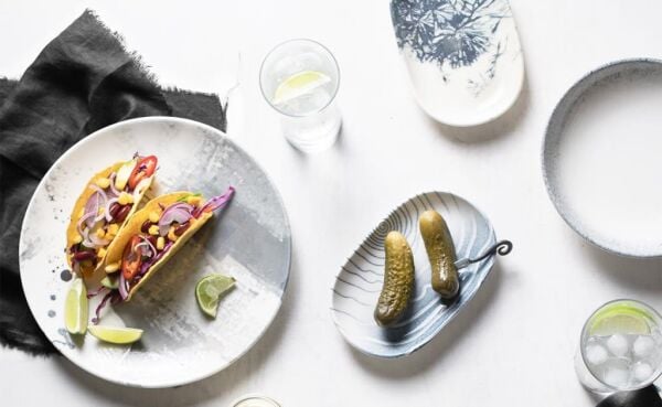 ID Fine Canvas Düz Tabak 21 cm 12'li