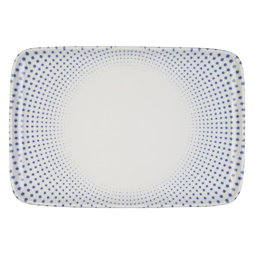 ID Fine Harmony Blue Quadro Dikdörtgen Tabak 37 cm 6'lı