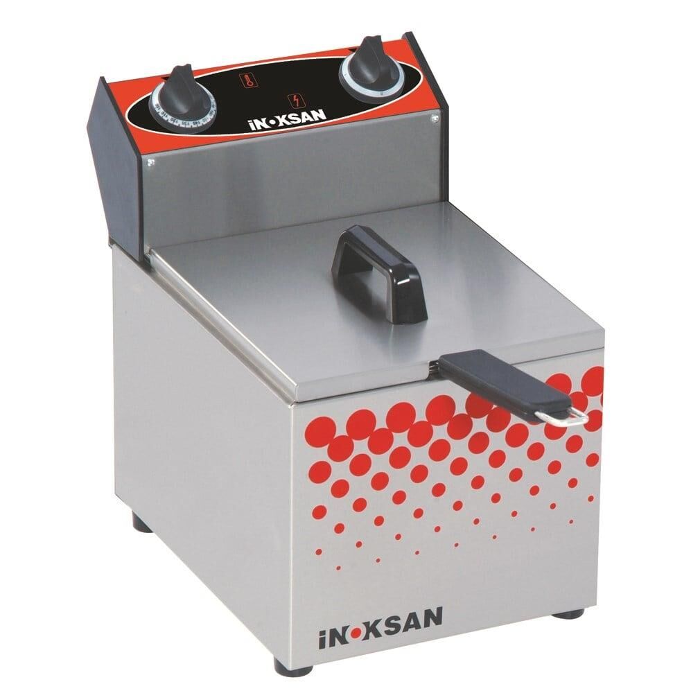 İnoksan PFE100 Yarım Modül Elektrikli Set Üstü Mini Fritöz 5 Litre