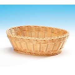 Zicco JQ-1001 Oval Ekmek Sepeti, 25x19x8 cm, Açık Renk