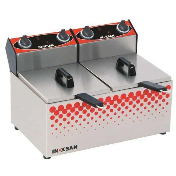 İnoksan PFE200 Tam Modül Elektrikli Set Üstü Mini Fritöz 10 Litre