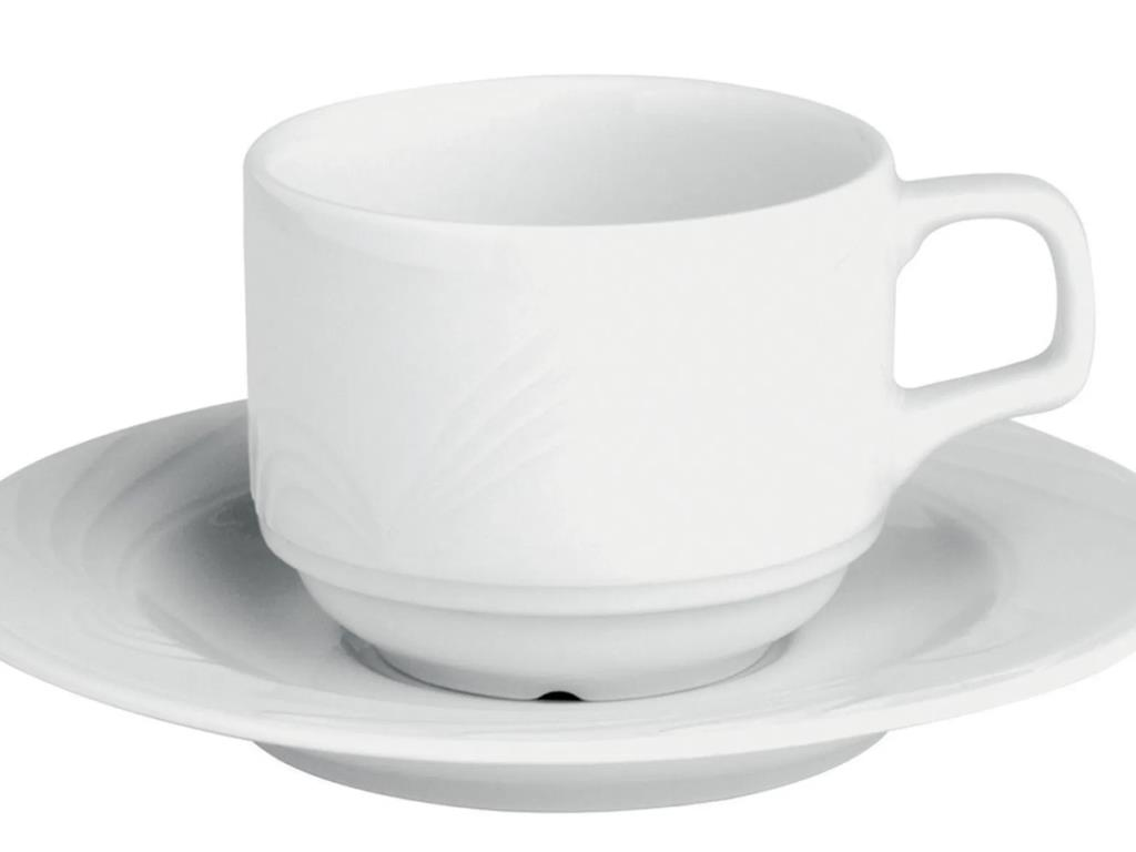 Porland Halley Beyaz Çay Fincan 177 Cc 6'lı