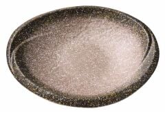 Globy Kare Sunum Tabağı Gri 28x28x7,5 cm