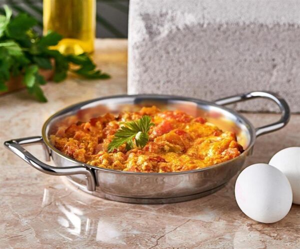 Altınbaşak A 107YS 18 Paslanmaz Çelik Yumurta Sahanı 18 cm