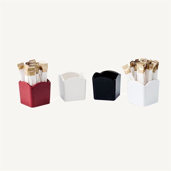 Zicco K-2049 Melamin Poşet Şekerlik, 6.5x6.5 cm, Kırmızı