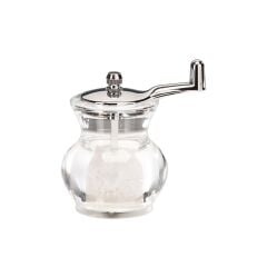 Zicco P041P Akrilik Tuz ve Karabiber Değirmeni, 10 cm